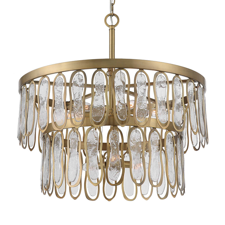 American Home Furniture Uttermost Aurelie 9 Light Round Pendant