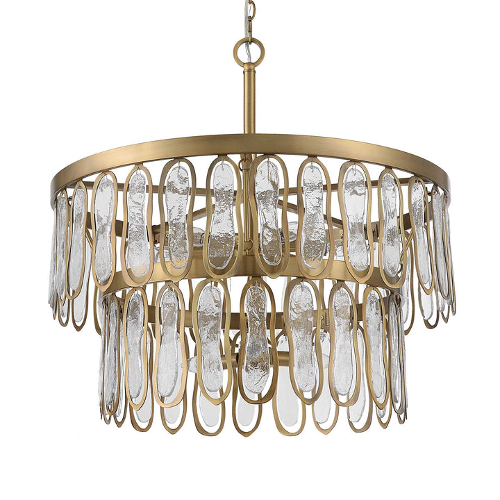 American Home Furniture Uttermost Aurelie 9 Light Round Pendant