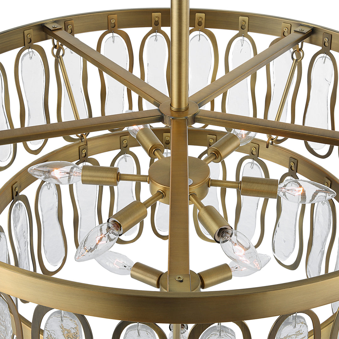 American Home Furniture Uttermost Aurelie 9 Light Round Pendant