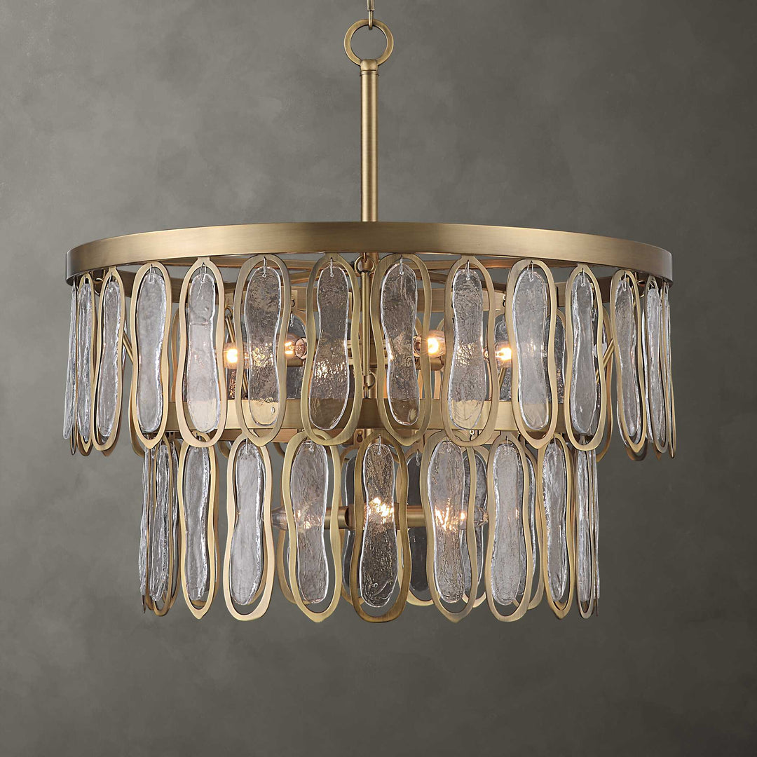 American Home Furniture Uttermost Aurelie 9 Light Round Pendant
