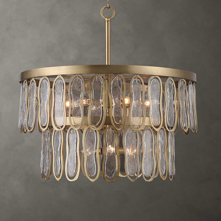American Home Furniture Uttermost Aurelie 9 Light Round Pendant