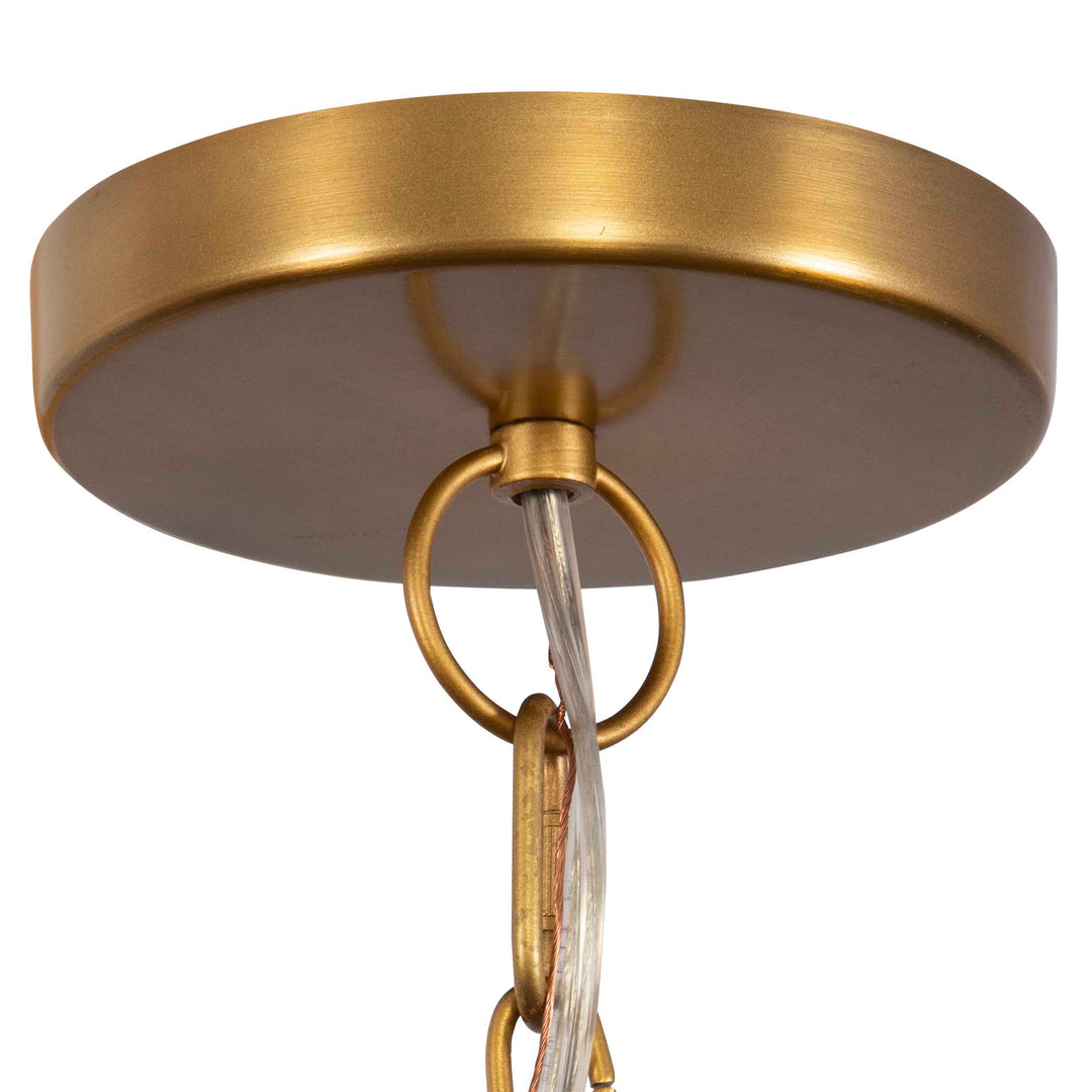 American Home Furniture Uttermost Biswas Woven Jute 1 Light Pendant