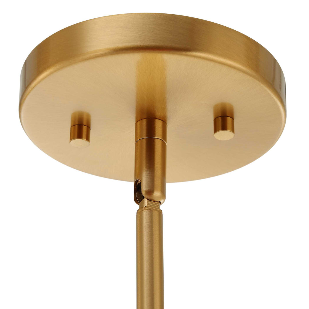 American Home Furniture Uttermost Oviform 6 Light Round Chandelier
