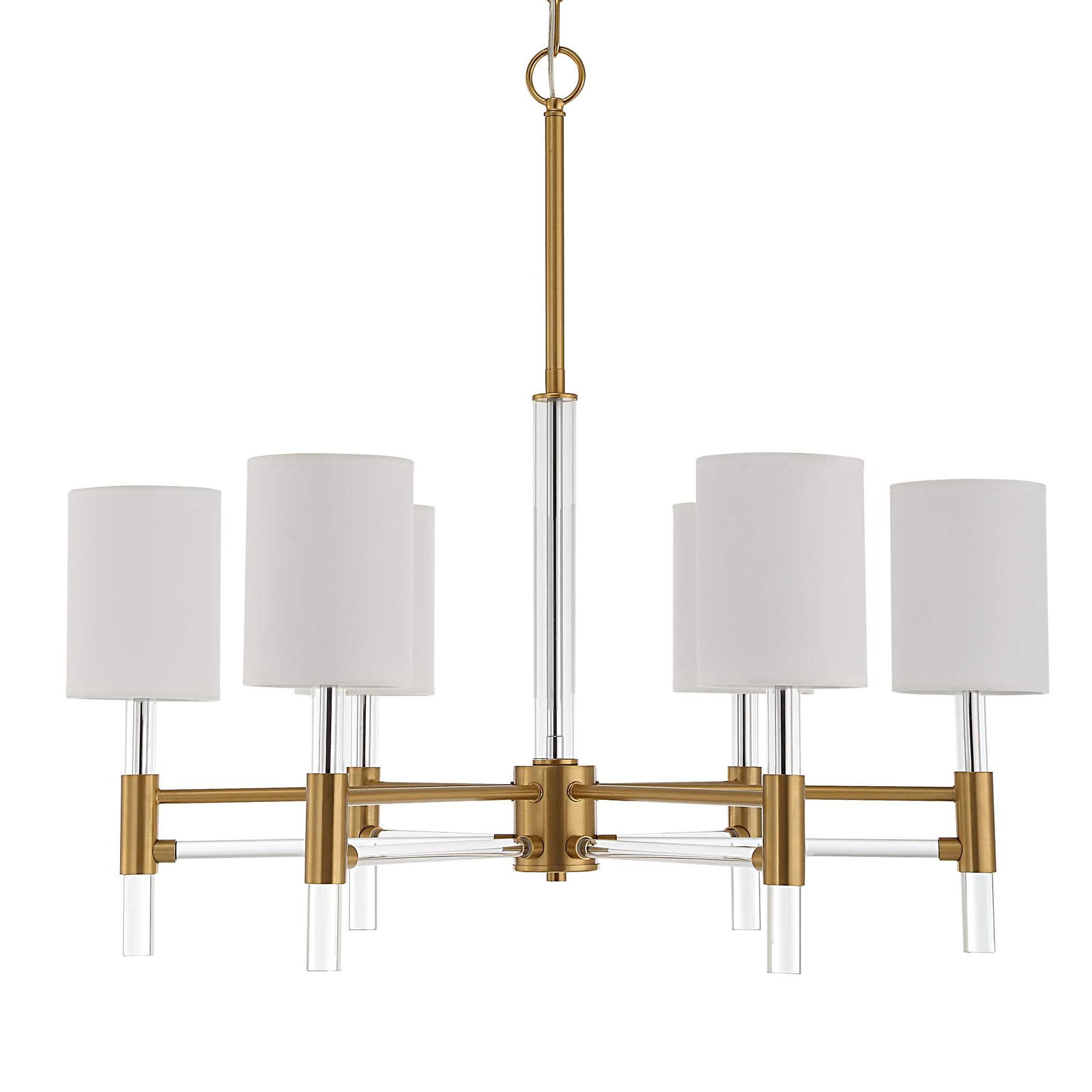 American Home Furniture Uttermost Welkin 6 Light Modern Chandelier