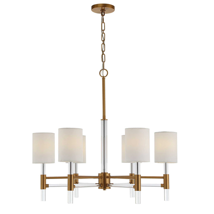 American Home Furniture Uttermost Welkin 6 Light Modern Chandelier