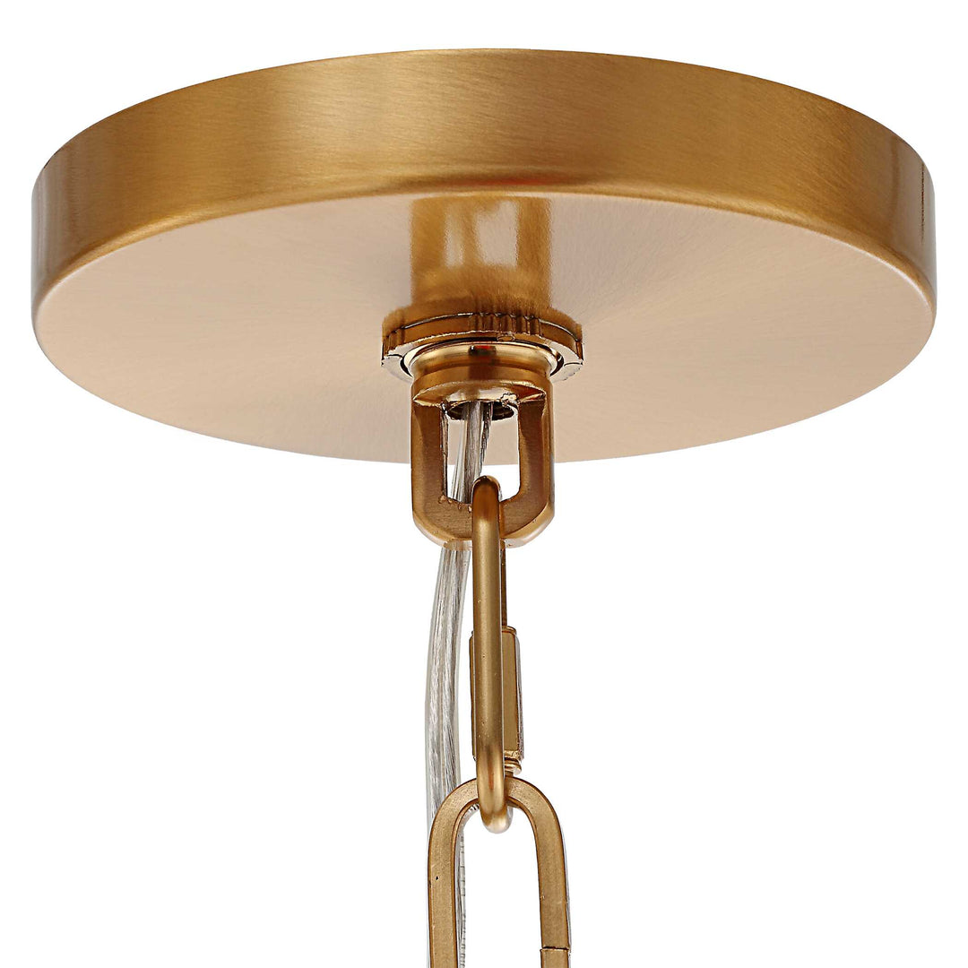 American Home Furniture Uttermost Welkin 6 Light Modern Chandelier