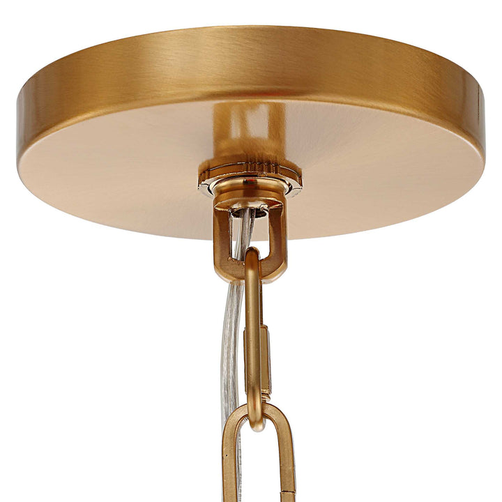 American Home Furniture Uttermost Welkin 6 Light Modern Chandelier