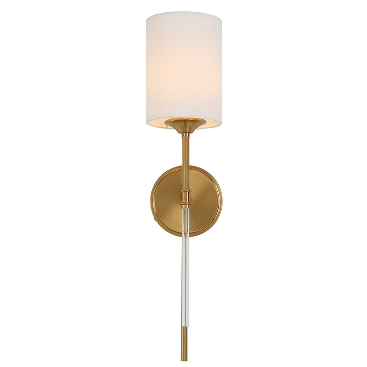 American Home Furniture Uttermost Awyr 1 Light Brass Sconce