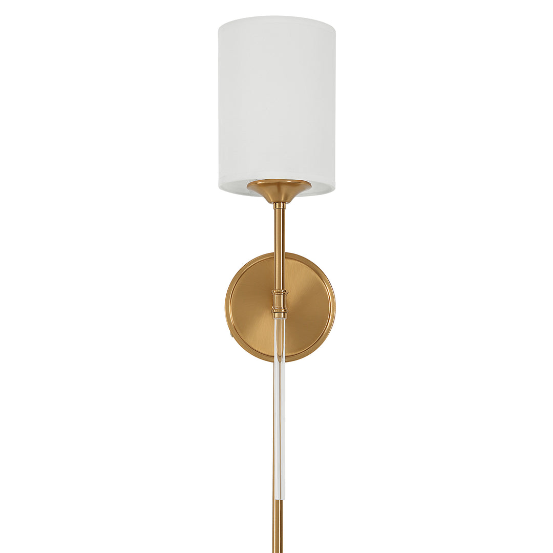 American Home Furniture Uttermost Awyr 1 Light Brass Sconce