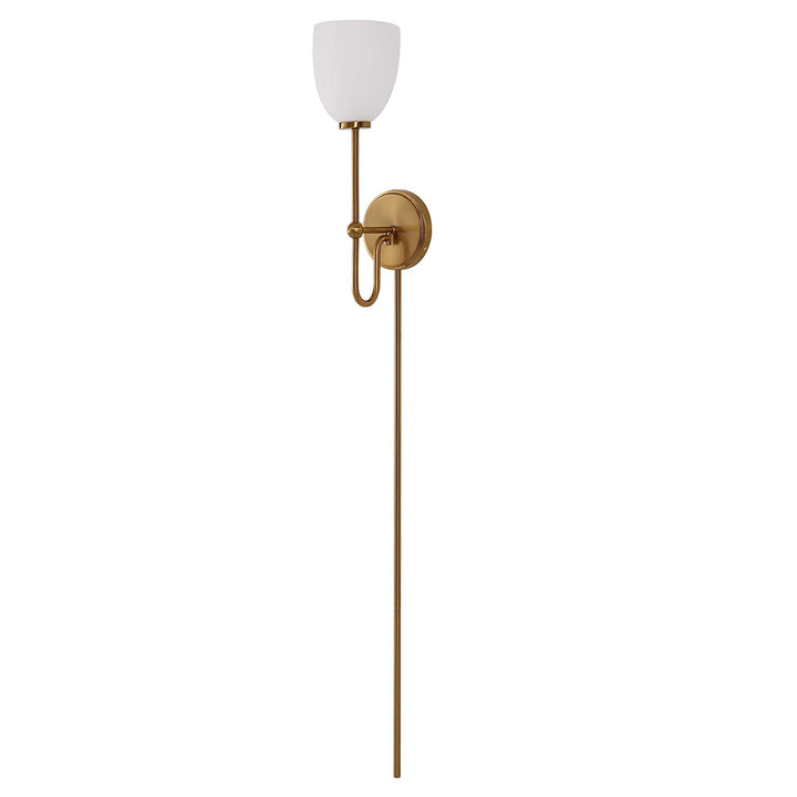American Home Furniture Uttermost Trophy 1 Light Brass Sconce