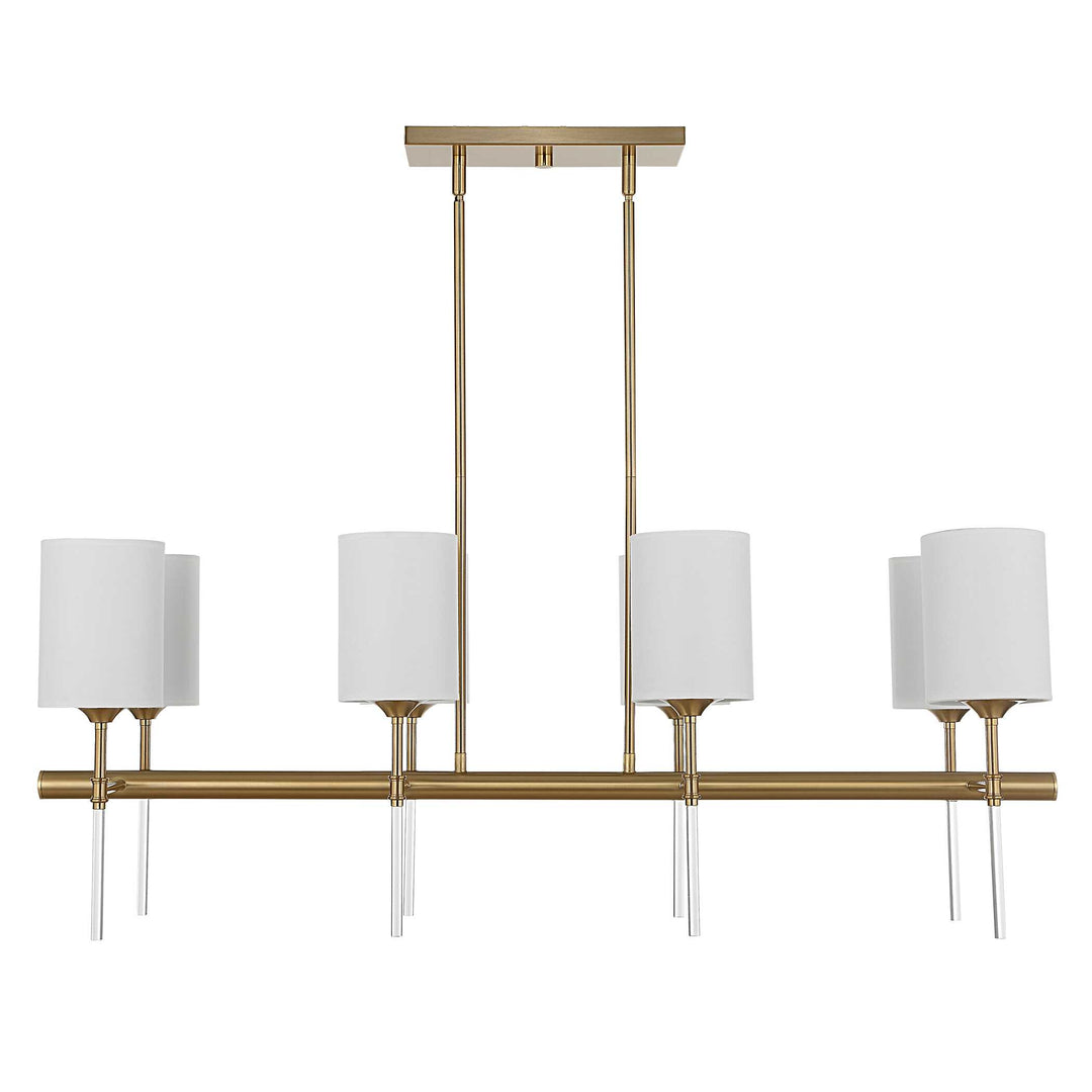 American Home Furniture Uttermost Awyr 8 Light Linear Chandelier