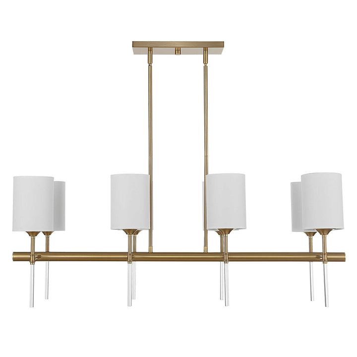 American Home Furniture Uttermost Awyr 8 Light Linear Chandelier