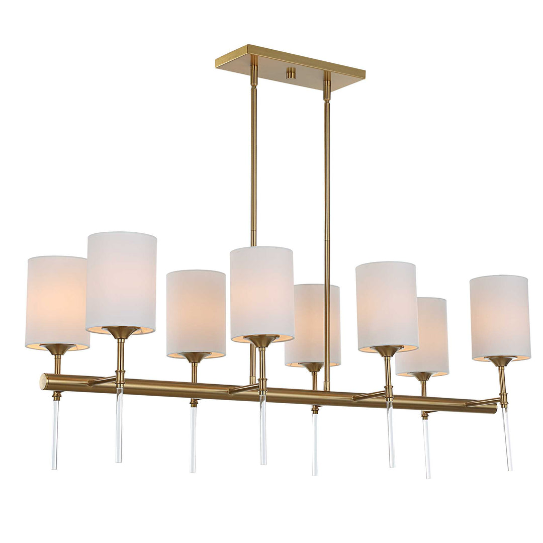 American Home Furniture Uttermost Awyr 8 Light Linear Chandelier