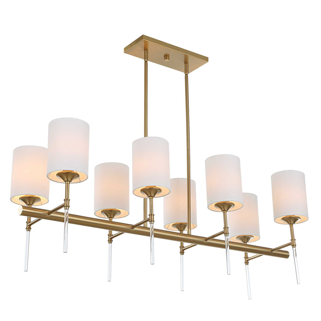 American Home Furniture Uttermost Awyr 8 Light Linear Chandelier