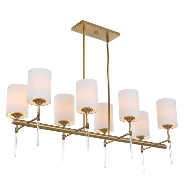 American Home Furniture Uttermost Awyr 8 Light Linear Chandelier