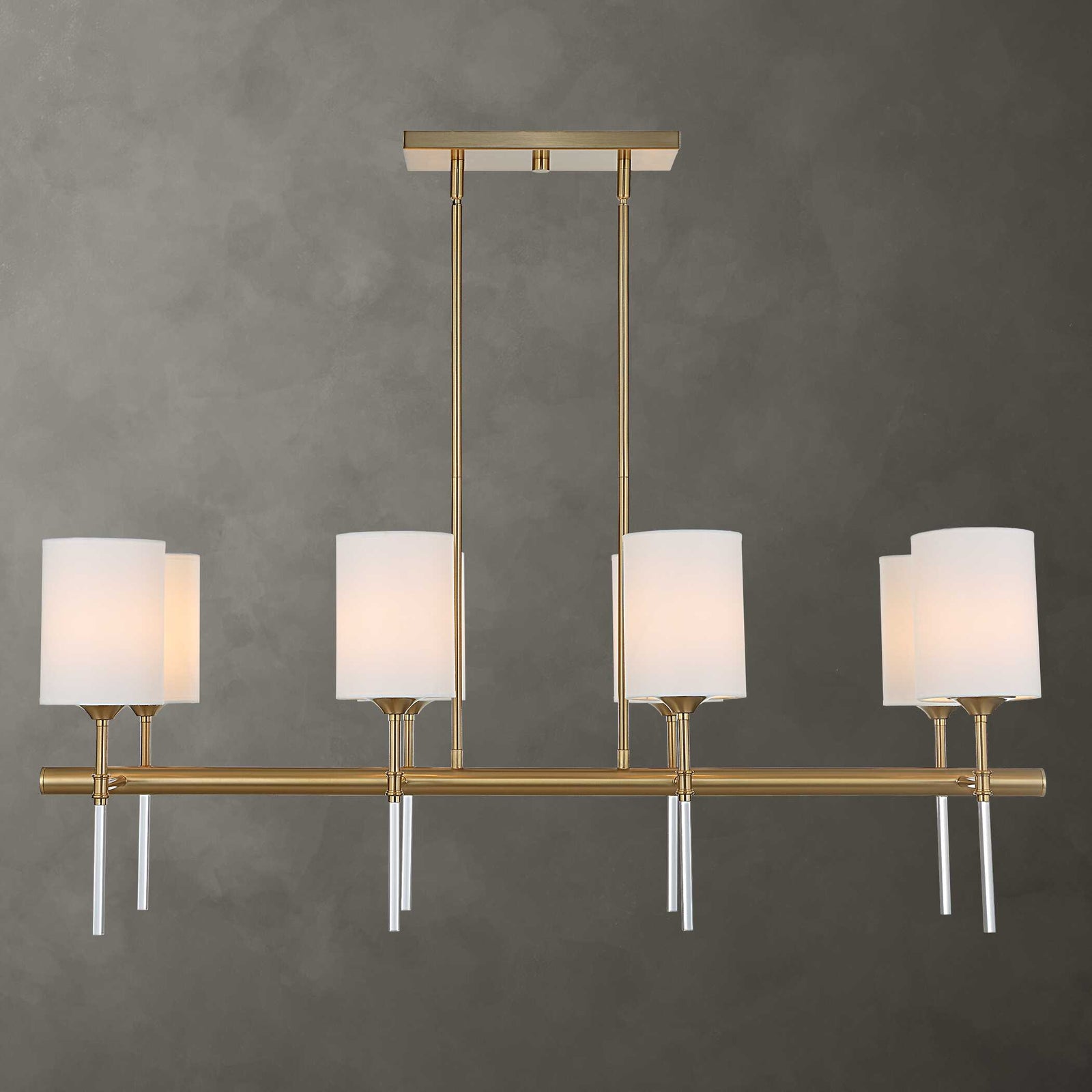 American Home Furniture Uttermost Awyr 8 Light Linear Chandelier
