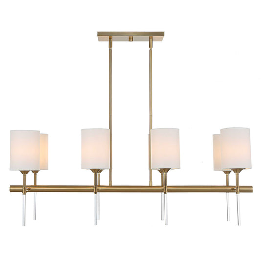 American Home Furniture Uttermost Awyr 8 Light Linear Chandelier
