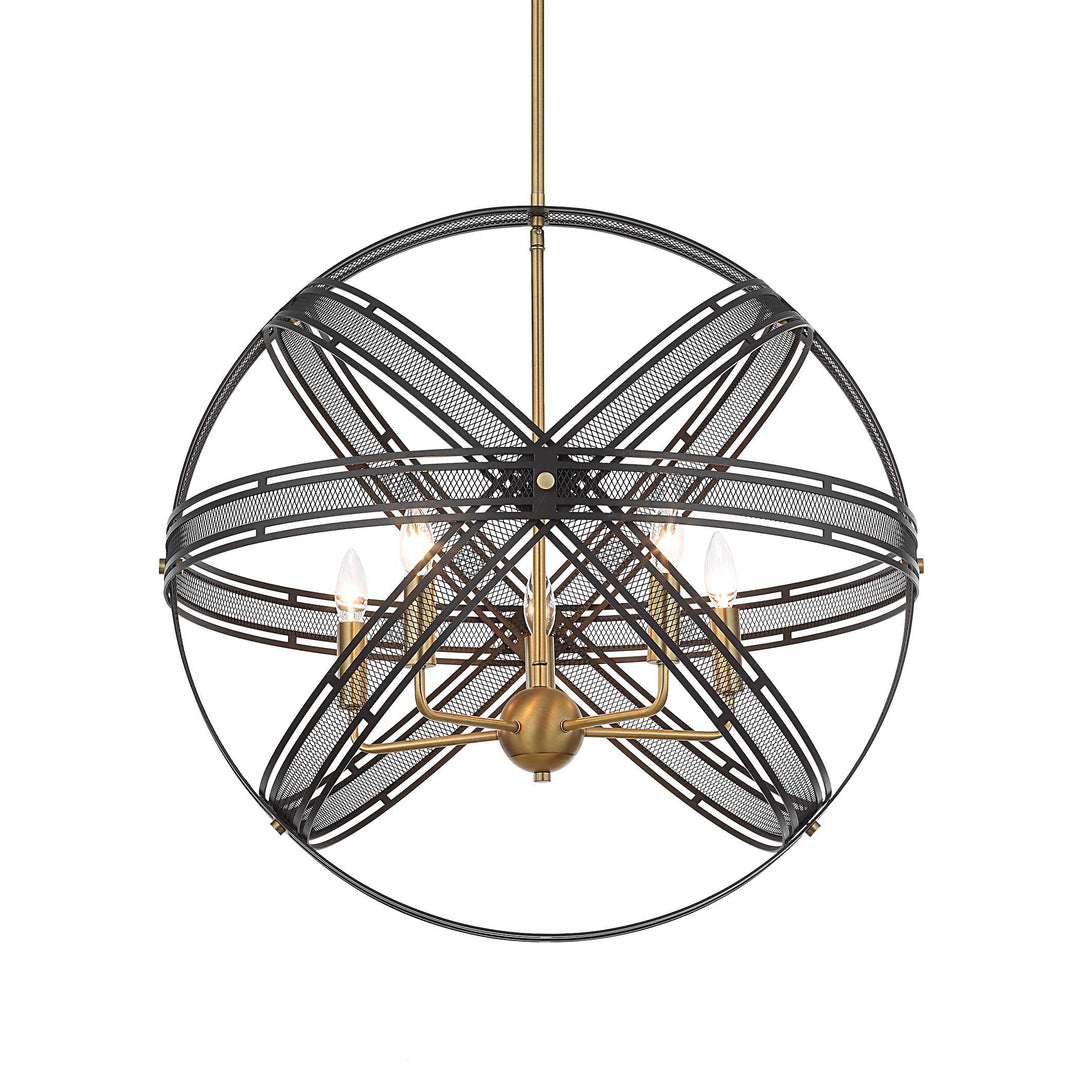 American Home Furniture Uttermost Spherical 5 Light Pendant