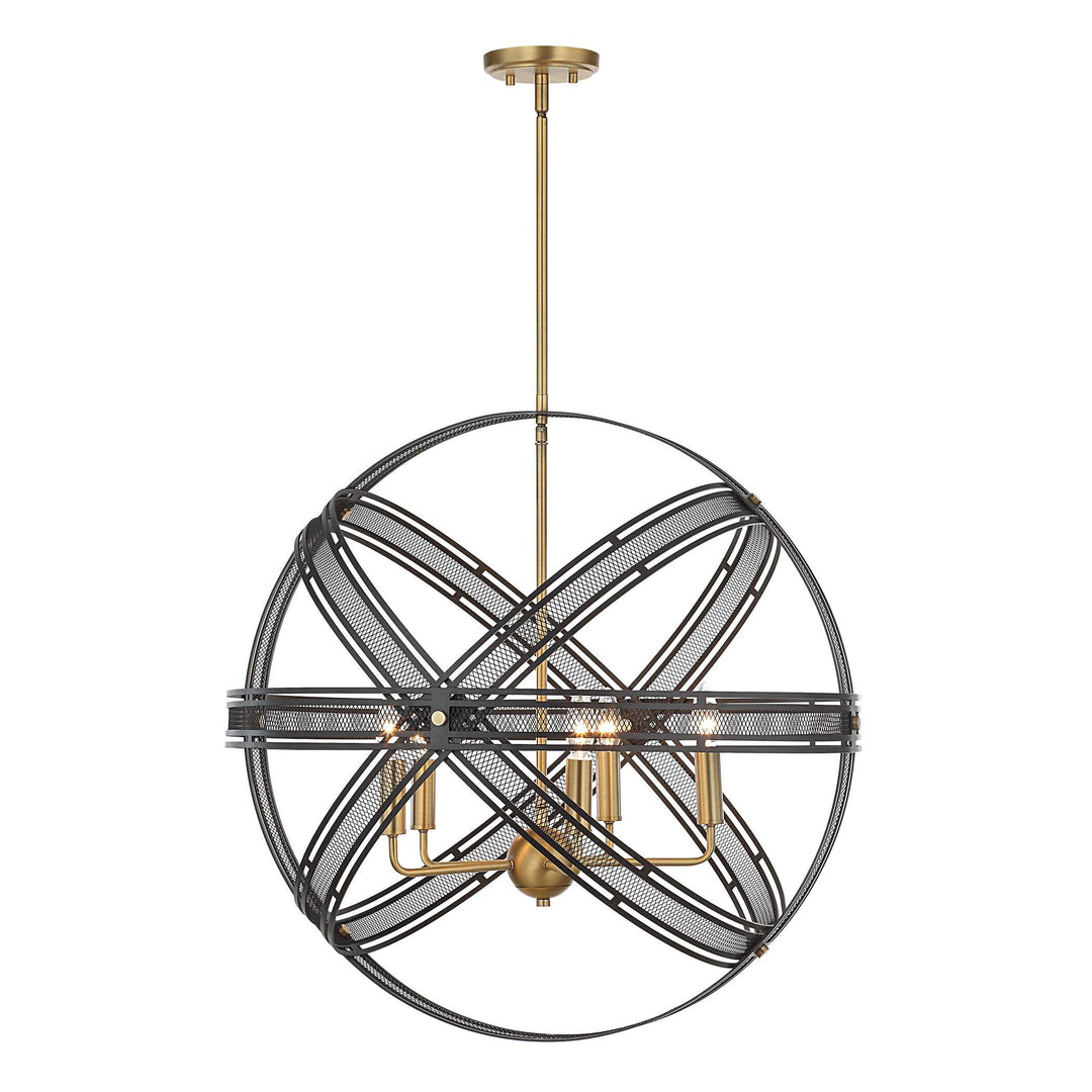 American Home Furniture Uttermost Spherical 5 Light Pendant