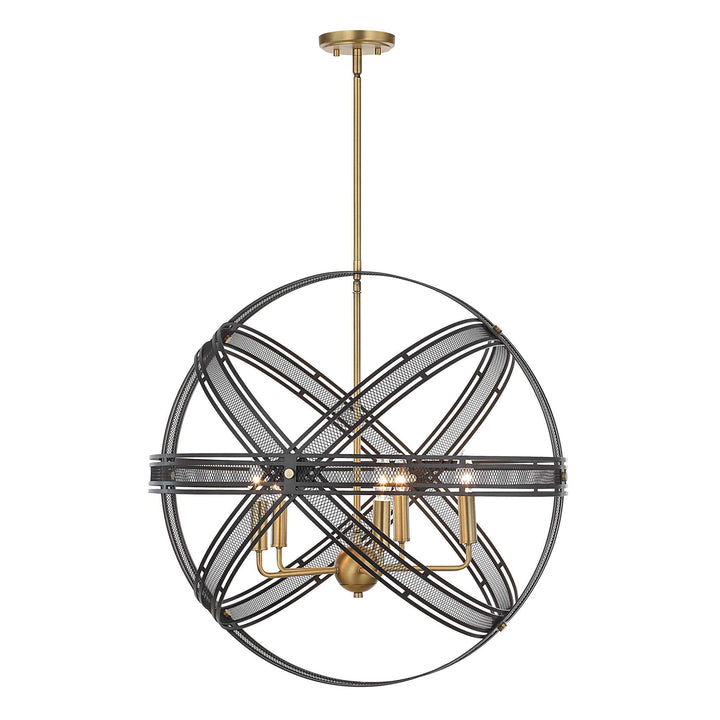 American Home Furniture Uttermost Spherical 5 Light Pendant