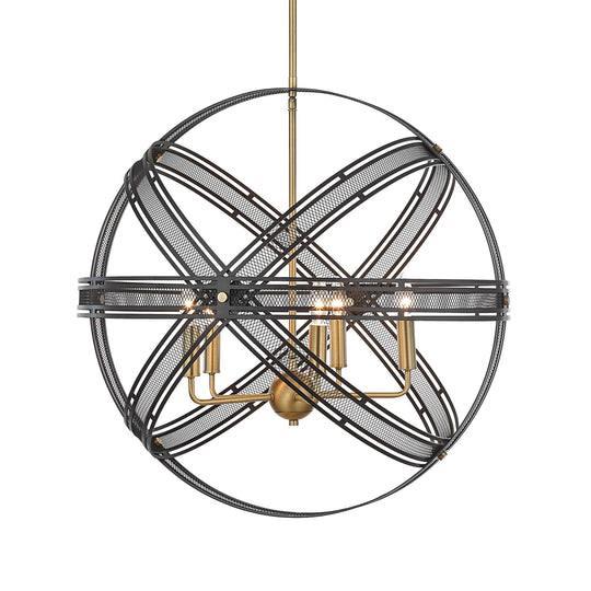 American Home Furniture Uttermost Spherical 5 Light Pendant