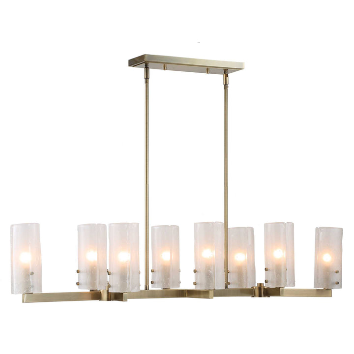 American Home Furniture Uttermost Mistie 8 Light Linear Chandelier