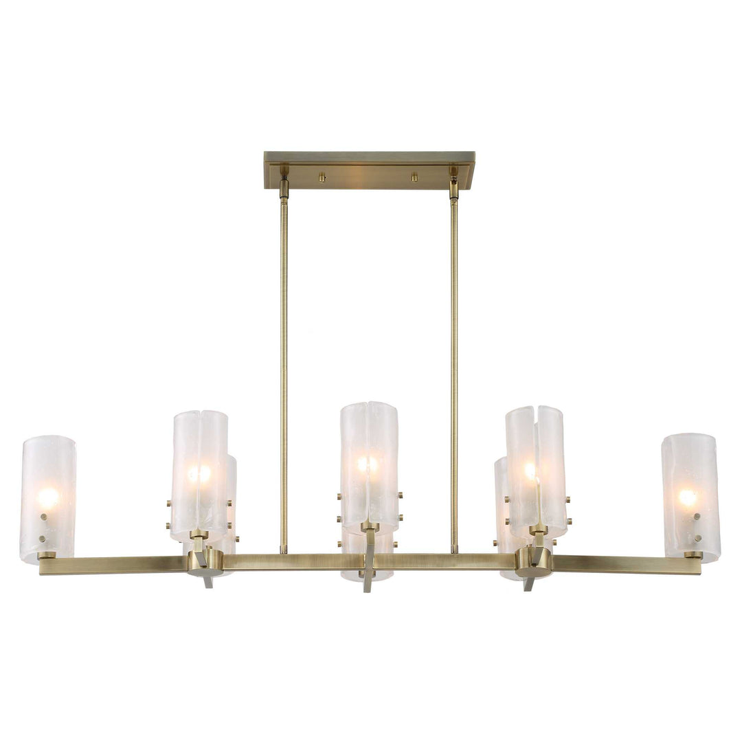 American Home Furniture Uttermost Mistie 8 Light Linear Chandelier