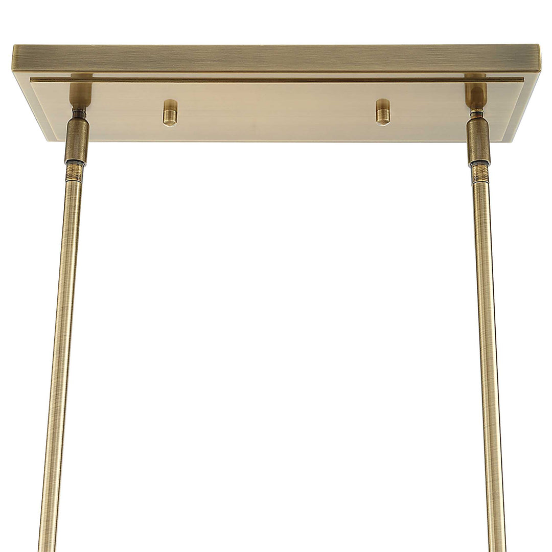 American Home Furniture Uttermost Mistie 8 Light Linear Chandelier