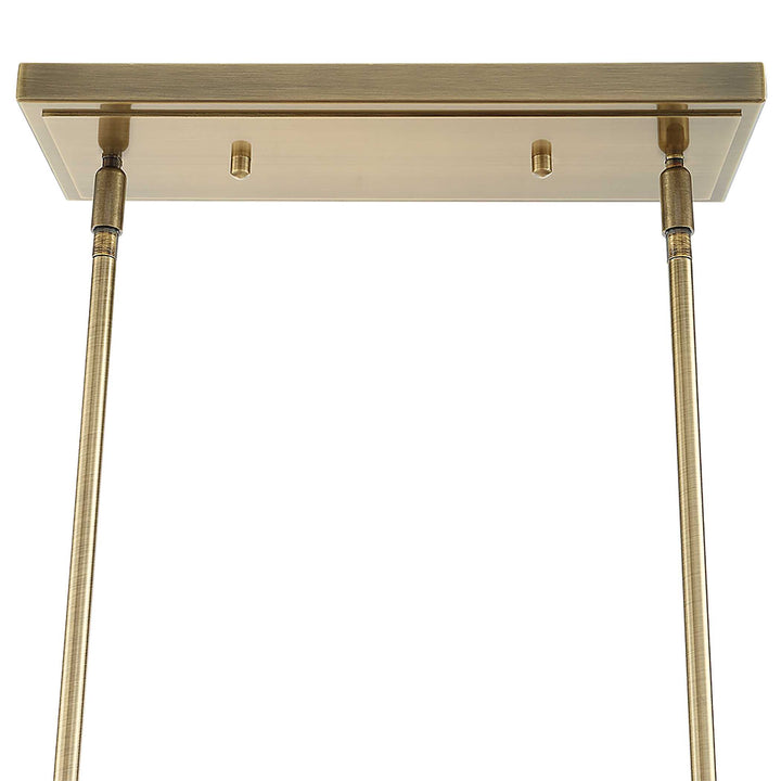 American Home Furniture Uttermost Mistie 8 Light Linear Chandelier
