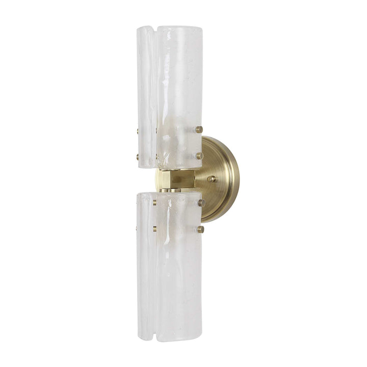 American Home Furniture Uttermost Mistie 2 Light Glass Sconce