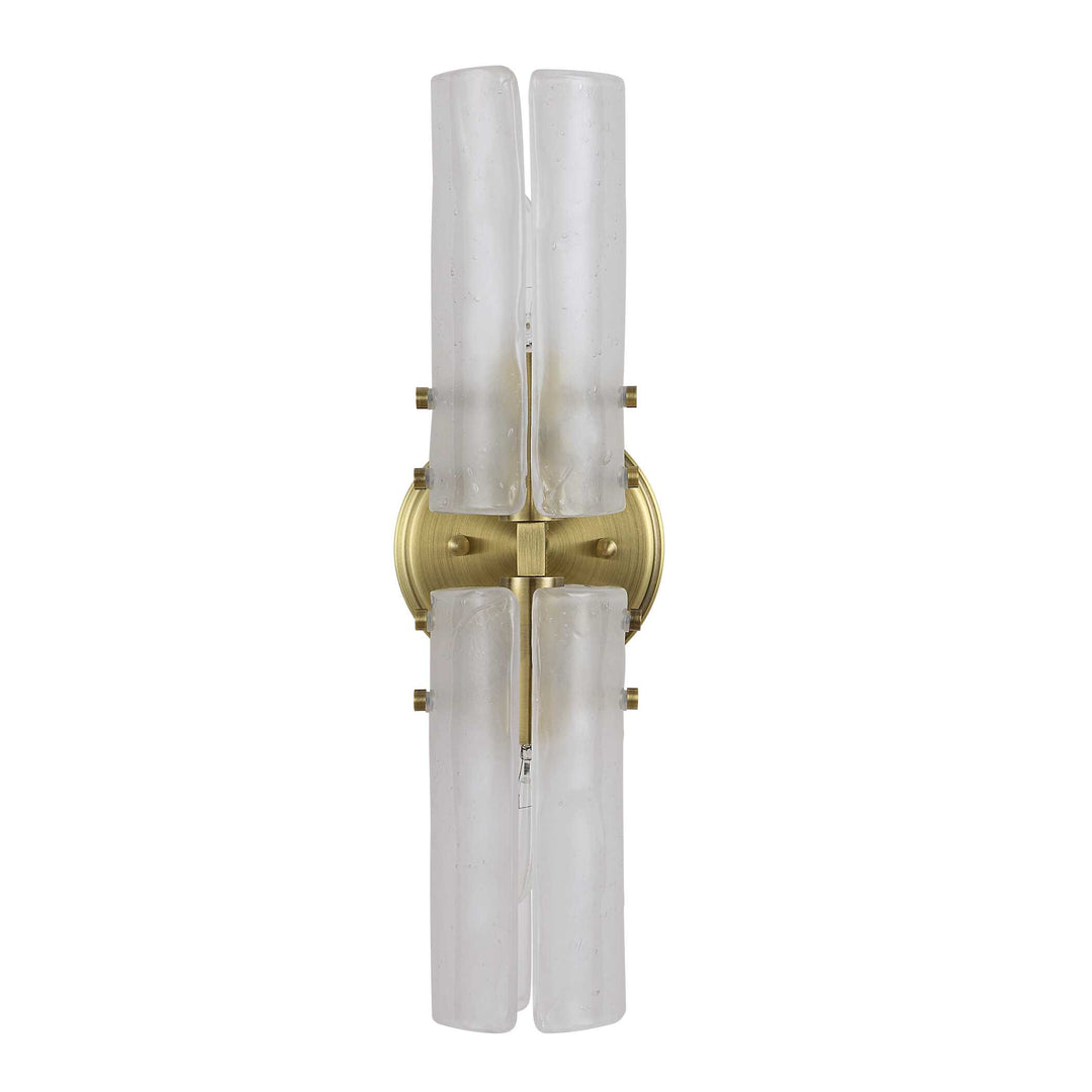 American Home Furniture Uttermost Mistie 2 Light Glass Sconce