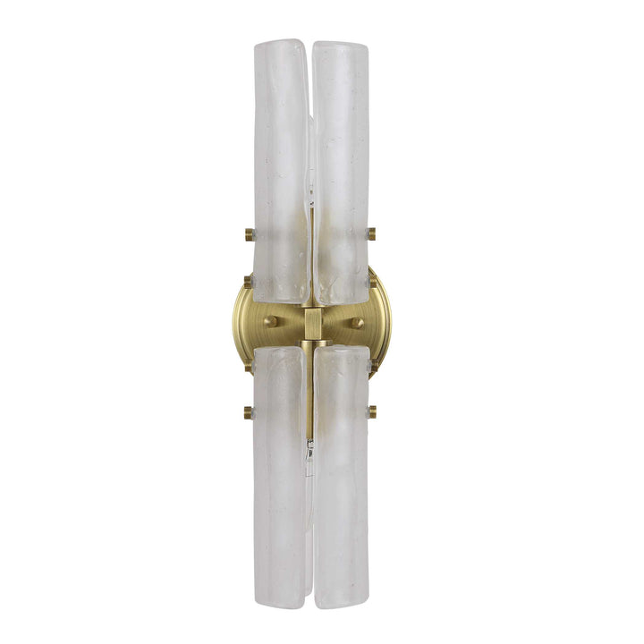 American Home Furniture Uttermost Mistie 2 Light Glass Sconce