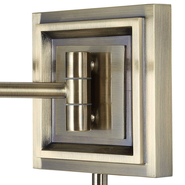 American Home Furniture Uttermost Newmarket 1 Light Brass Sconce
