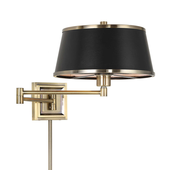 American Home Furniture Uttermost Newmarket 1 Light Brass Sconce