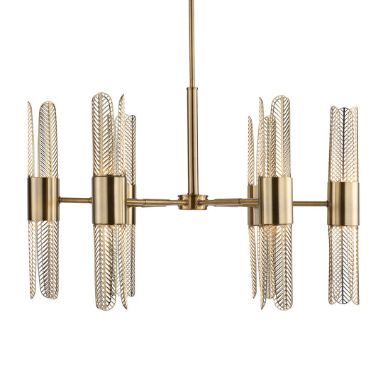 American Home Furniture Uttermost Cret 12 Light Brass Chandelier