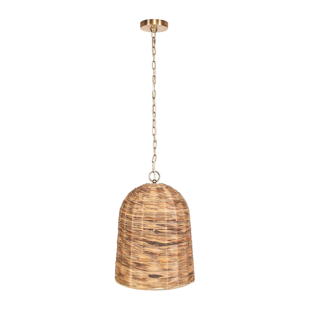 American Home Furniture Uttermost Rotorua 1 Light Sea Grass Pendant