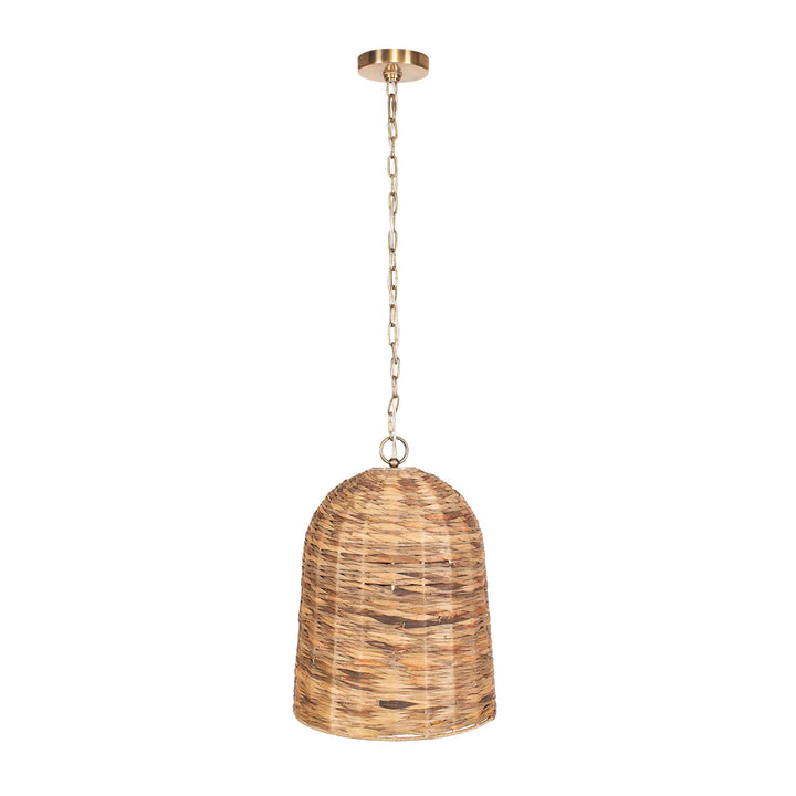 American Home Furniture Uttermost Rotorua 1 Light Sea Grass Pendant