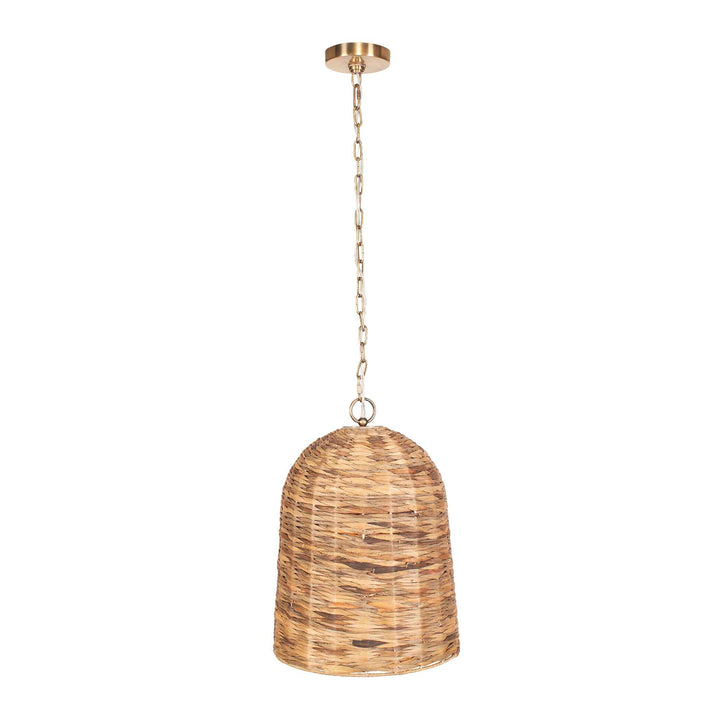 American Home Furniture Uttermost Rotorua 1 Light Sea Grass Pendant