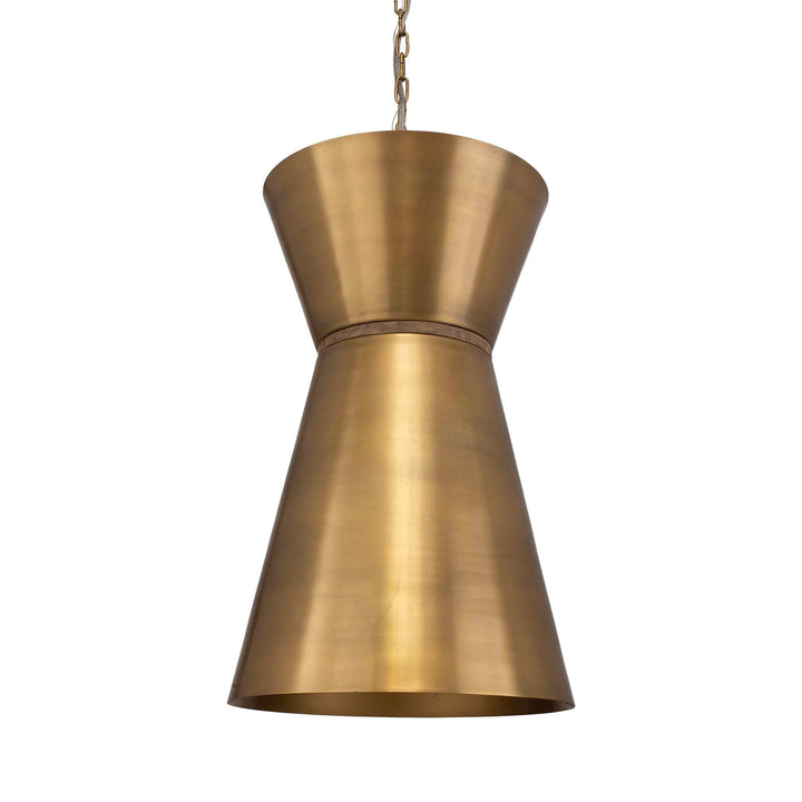 American Home Furniture Uttermost Crocker Brass 1 Light Mini Pendant