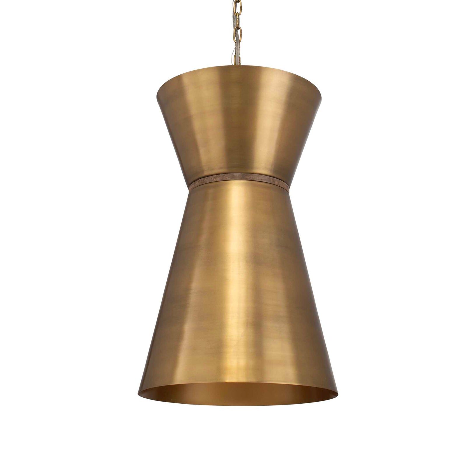 American Home Furniture Uttermost Crocker Brass 1 Light Mini Pendant