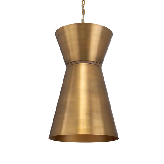 American Home Furniture Uttermost Crocker Brass 1 Light Mini Pendant
