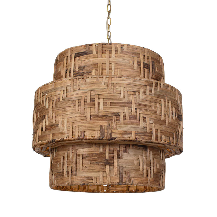 American Home Furniture Uttermost Water Hyacinth 4 Light Woven Pendant