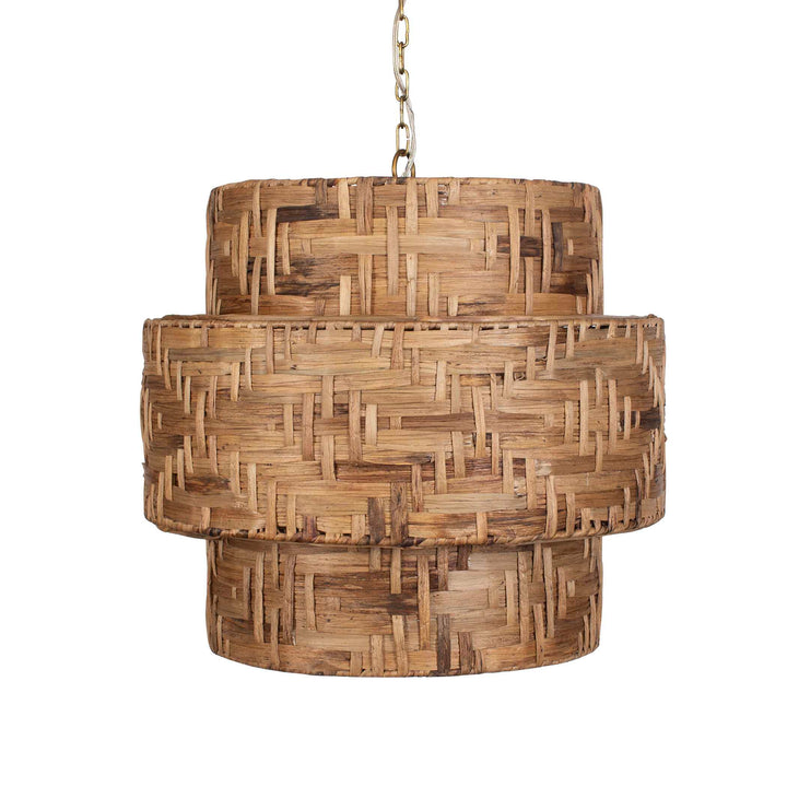 American Home Furniture Uttermost Water Hyacinth 4 Light Woven Pendant