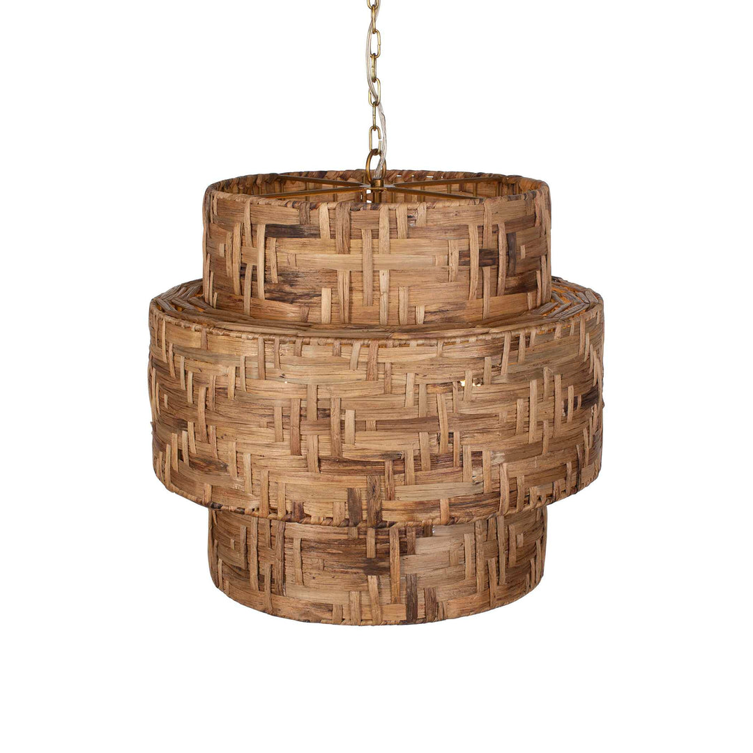 American Home Furniture Uttermost Water Hyacinth 4 Light Woven Pendant