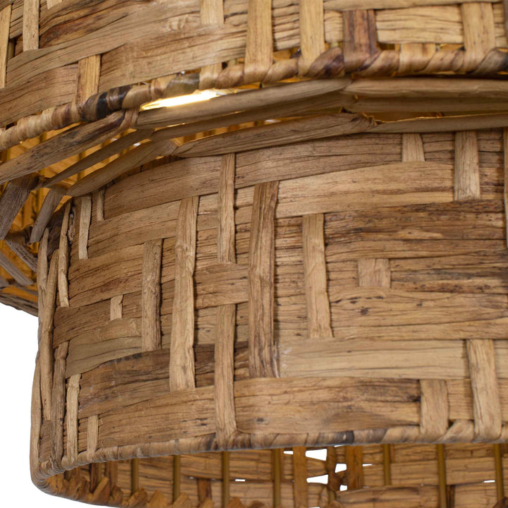 American Home Furniture Uttermost Water Hyacinth 4 Light Woven Pendant
