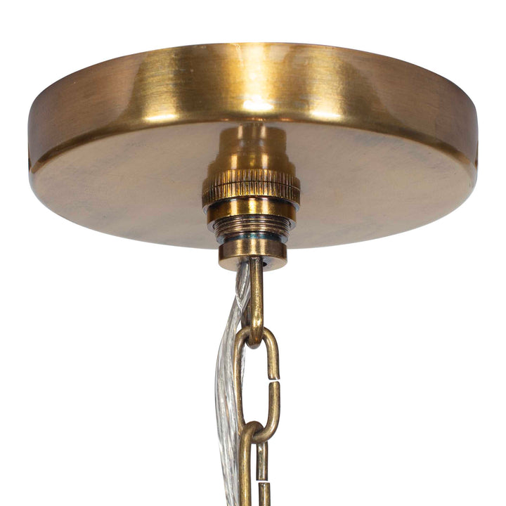 American Home Furniture Uttermost Water Hyacinth 4 Light Woven Pendant