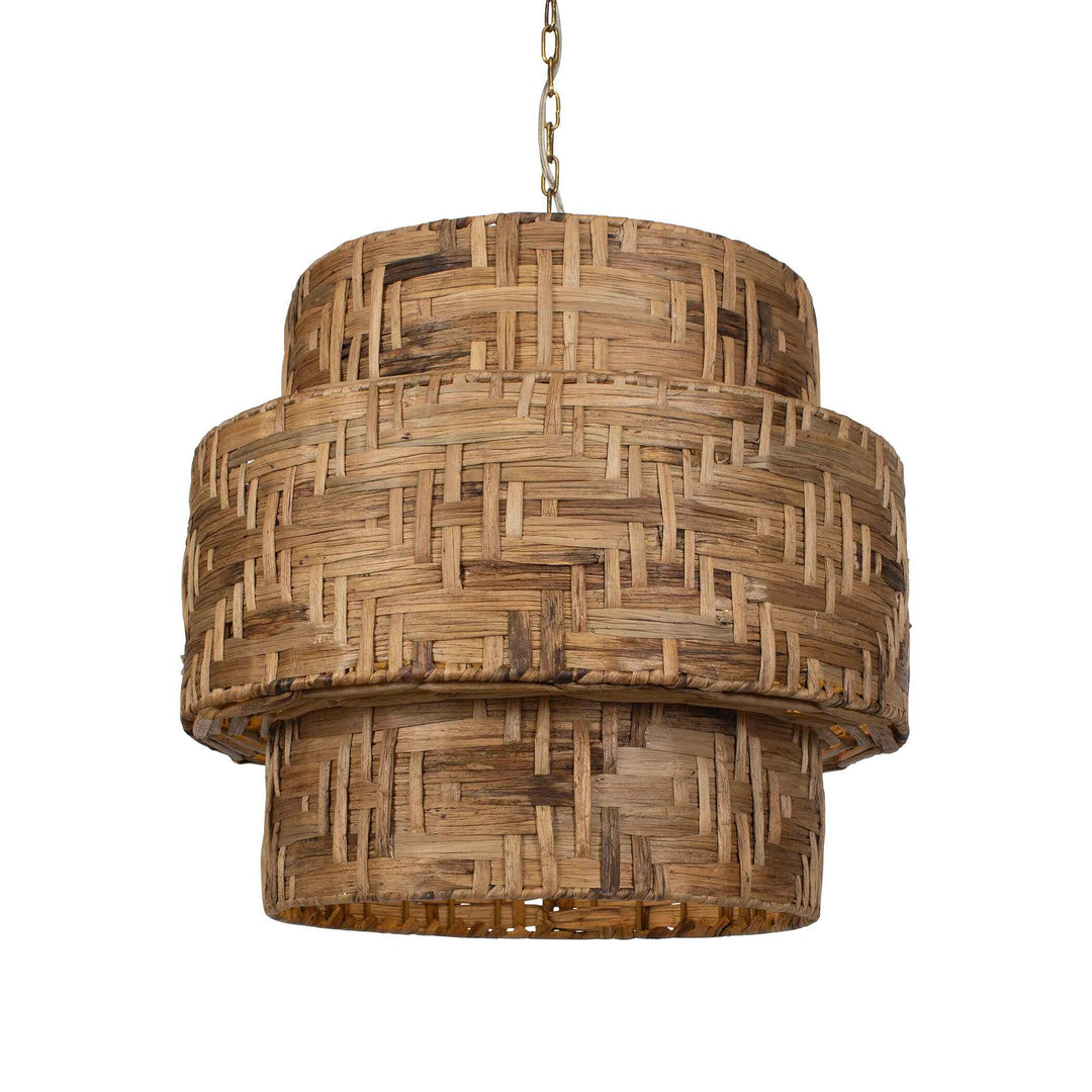 Water Hyacinth 4 Light Woven Pendant - AmericanHomeFurniture