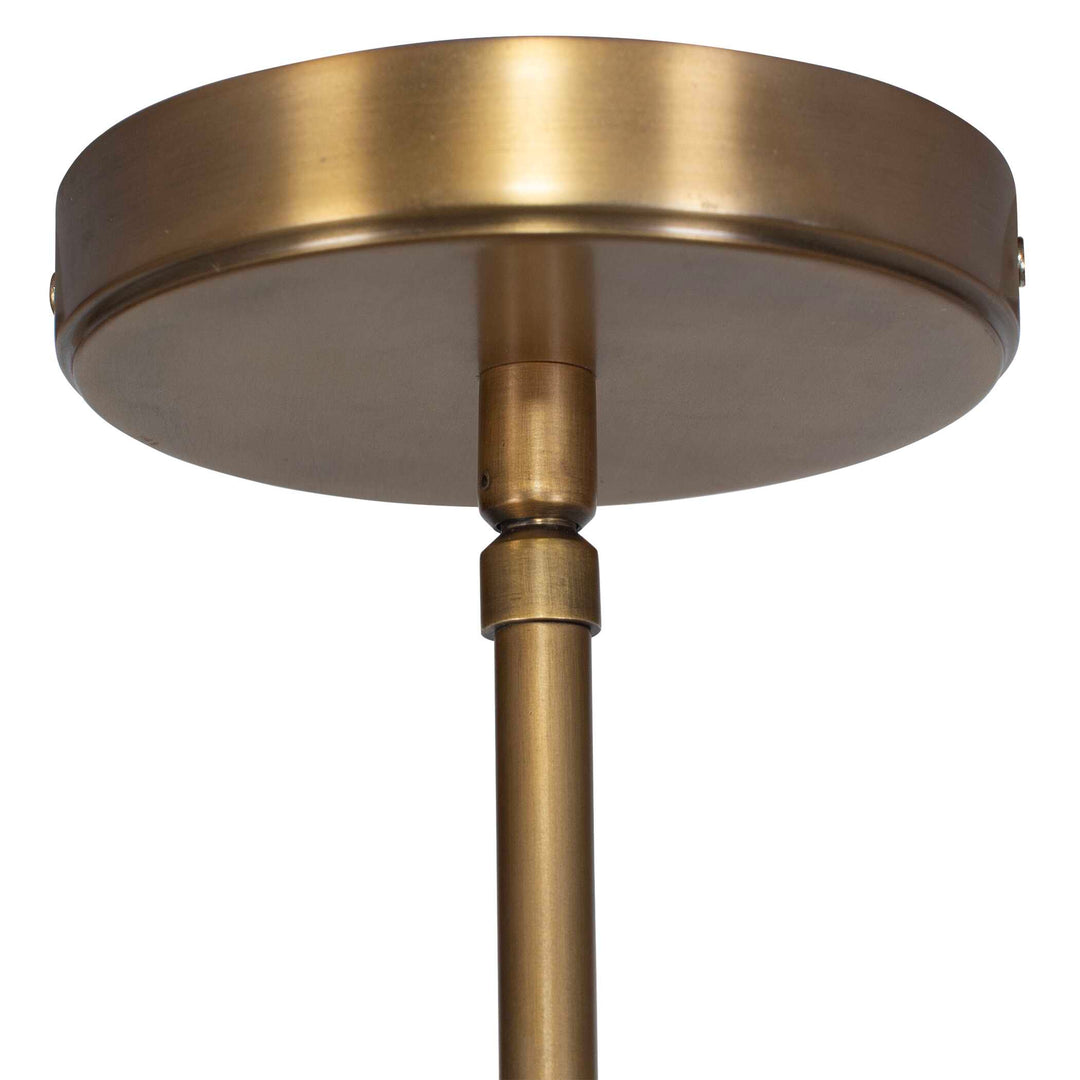 American Home Furniture Uttermost Gaia 1 Light Watered Glass Pendant