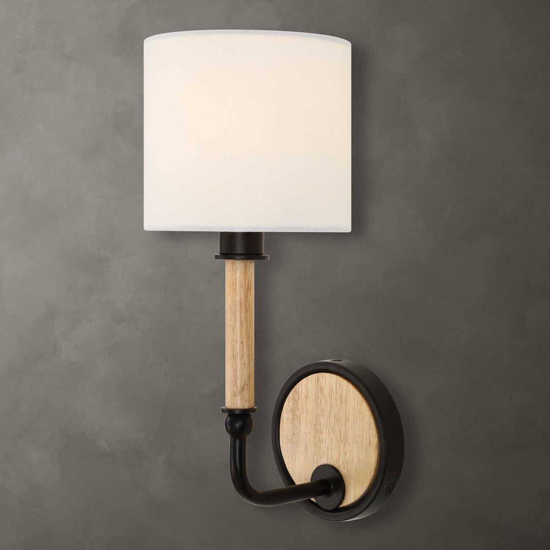 Franconia 1 Light Wooden Sconce