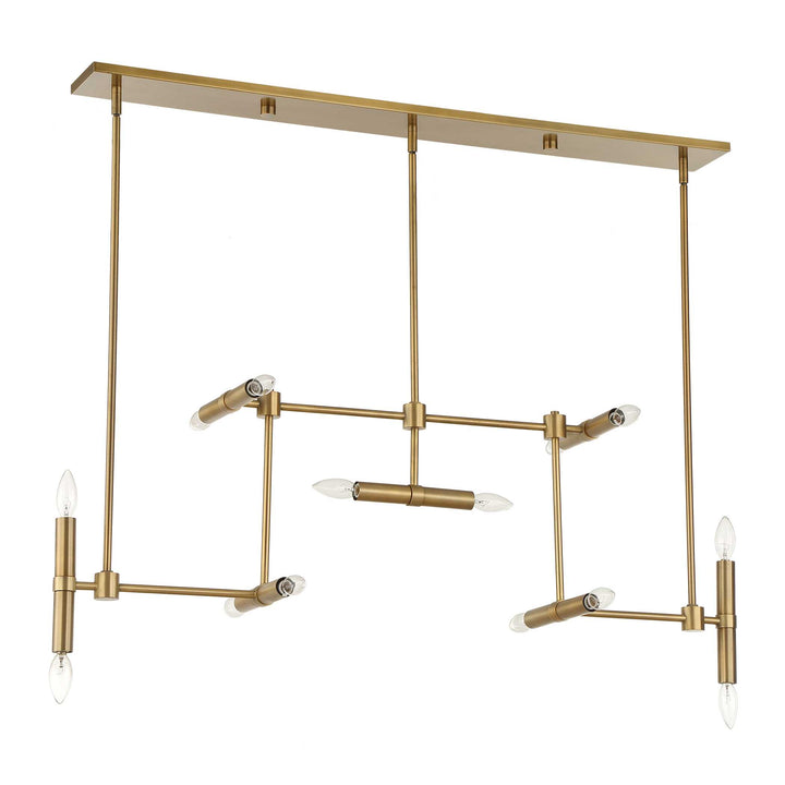 Cadre 14 Light Modern Linear Pendant